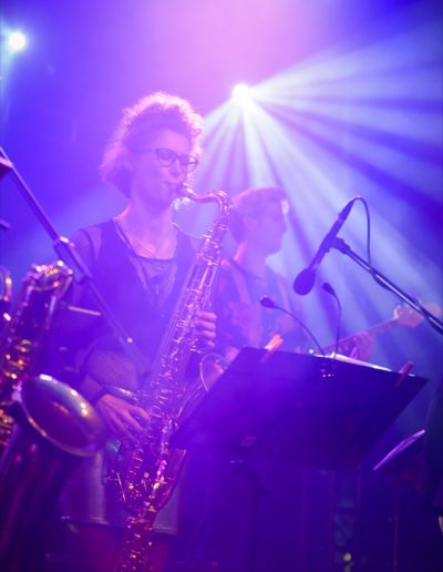 Judith - Saxophonistin & Model Leipzig mit FonkRaiders - Bautzener Frühling